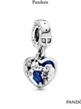Pandora Disney Lady and the Tramp Heart Dangle Charm